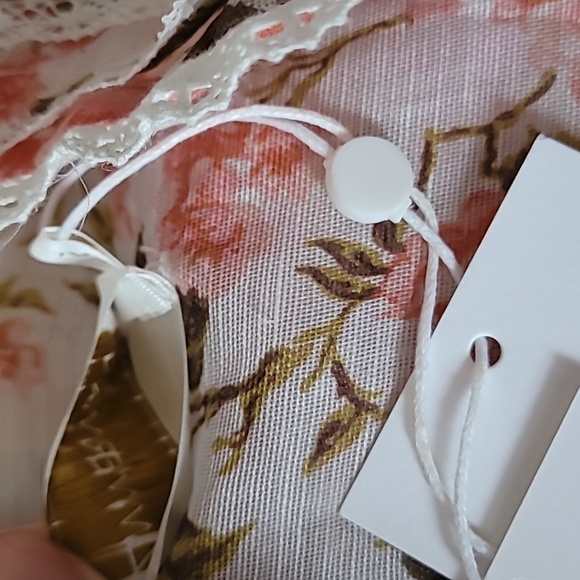 Zimmermann Radiate Smocked Mini Dress, Peach Rose Floral - Picture 7 of 16